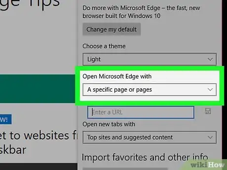 Image titled Change Your Homepage in Microsoft Edge Step 11