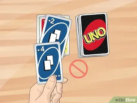 Image titled Uno Rules Stacking Step 1