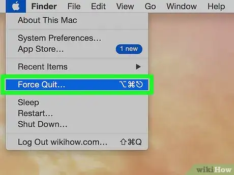 Image titled Force Quit an Application in Mac OS X Step 2