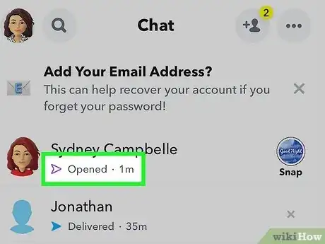 Image titled What Does Received Mean on Snapchat Step 4