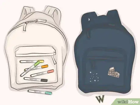 Image titled Decorate a Schoolbag Step 1
