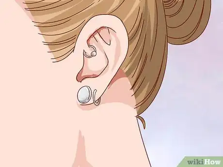 Image titled Hide an Ear Piercing Step 12