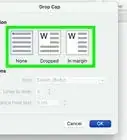 Create a Drop Cap in a Word Document