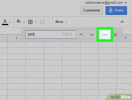 Image titled Search in Google Sheets on PC or Mac Step 6