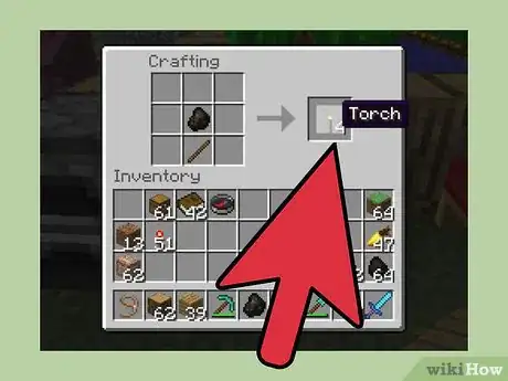 Image titled Make a Torch in Minecraft Step 10