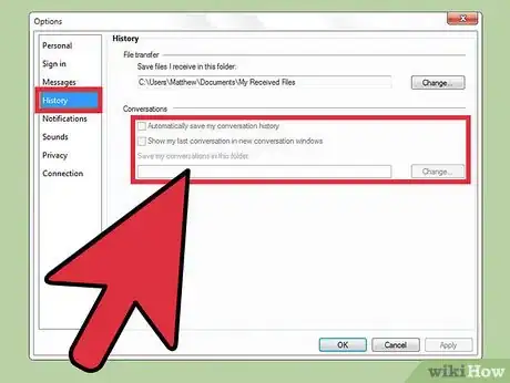 Image titled Locate Your Instant Message History in MSN Messenger Step 4