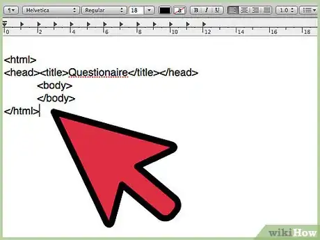 Image titled Create a Questionnaire in HTML Step 1