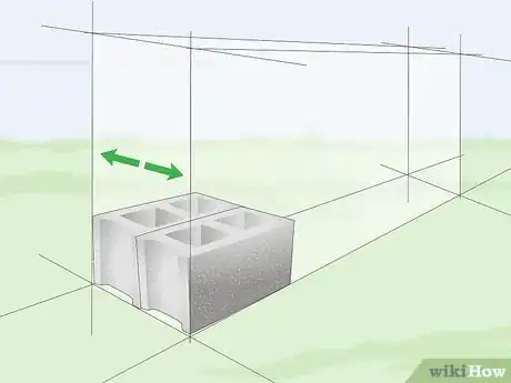 Image titled Build a Cinder Block Wall Step 1