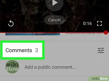 Image titled Leave Comments on YouTube Step 5