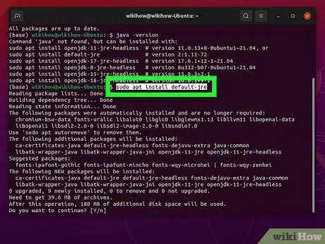 Image titled Install Java in Ubuntu Using Terminal Step 4