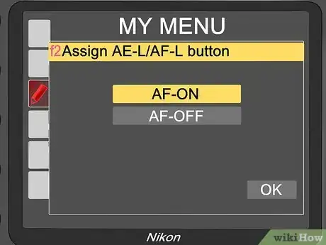 Image titled Switch Your Nikon Camera to Use Back Button Focus Step 9