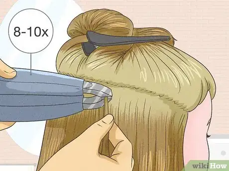 Image titled Apply Keratin Hair Extensions Step 19