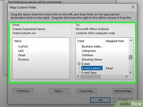 Image titled Import Contacts to Outlook from Excel Step 11