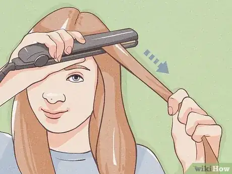 Image titled Straighten Your Hair With Volume Step 4