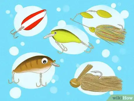 Image titled Fish With Lures Step 1