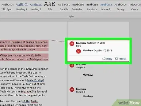Image titled Add Annotations in Word Step 7