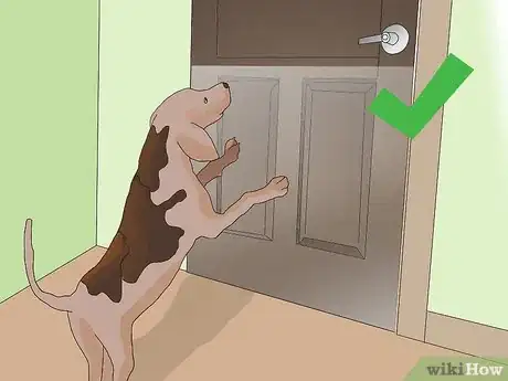 Image titled Protect Doors from Dog Scratches Step 1