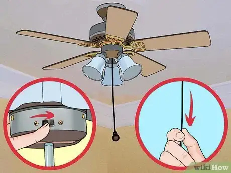 Image titled Fix a Wobbling Ceiling Fan Step 1