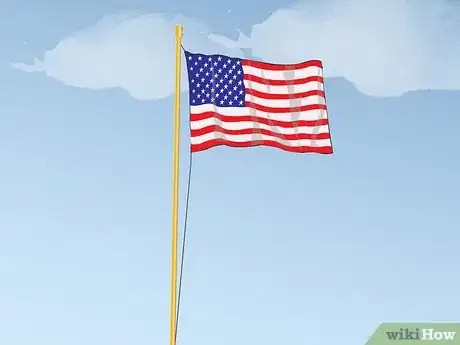 Image titled Practice National Flag Etiquette Step 1