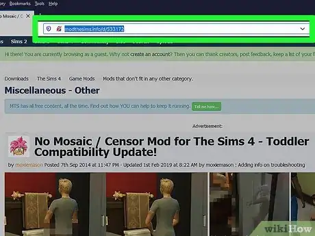 Image titled Make Sims Uncensored Step 1