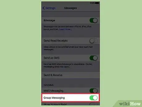 Image titled Enable Group Messaging on an iPhone Step 4