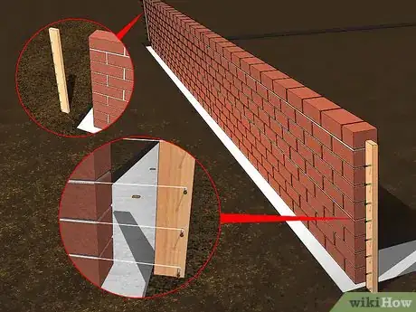 Image titled Build a Brick Wall Step 6