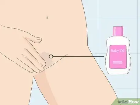 Image titled Shave Your Vaginal Area with Baby Oil Step 10