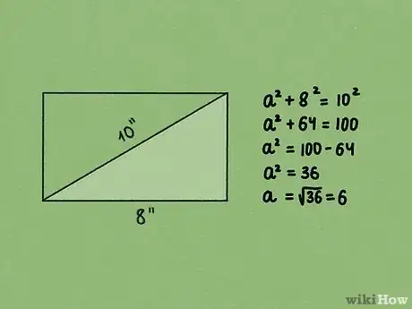 Image titled Find the Area of a Rectangle Using the Diagonal Step 4