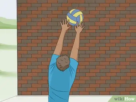 Image titled Practice Volleyball Without a Court or Other People Step 10