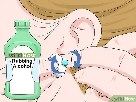 Image titled Remove Earrings for the First Time Step 2