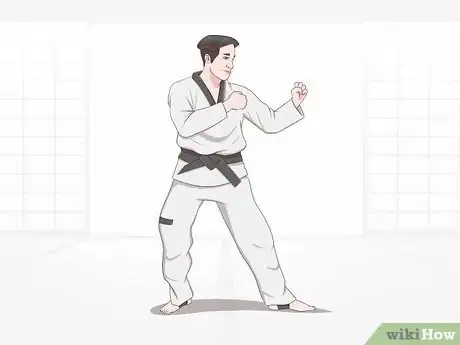 Image titled Execute Jump Kicks (Twio Chagi) in Taekwondo Step 6
