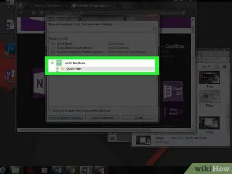 Image titled Take Screenshots with OneNote Step 13