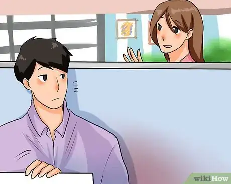 Image titled Get a Guy to Notice You at Work Step 1