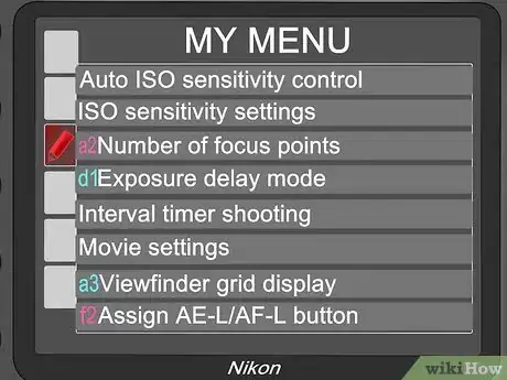 Image titled Switch Your Nikon Camera to Use Back Button Focus Step 8