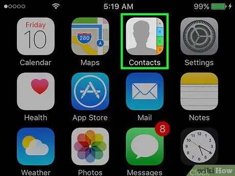 Image titled Delete Contacts on an iPhone Step 1