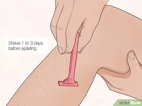 Image titled Epilate Legs Step 2