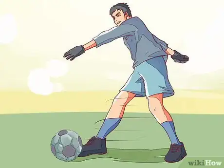 Image titled Punt a Soccer Ball Step 12