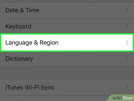 Image titled Change the Calendar Region on an iPhone Step 3