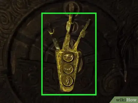 Image titled Solve the Golden Claw Round Door in Skyrim Step 3