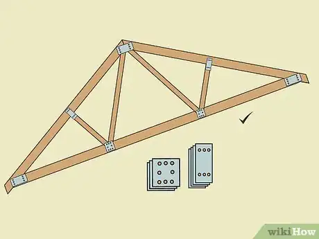 Image titled Build a Simple Wood Truss Step 15