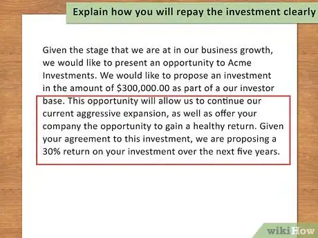 Image titled Write an Investor Proposal Letter Step 11