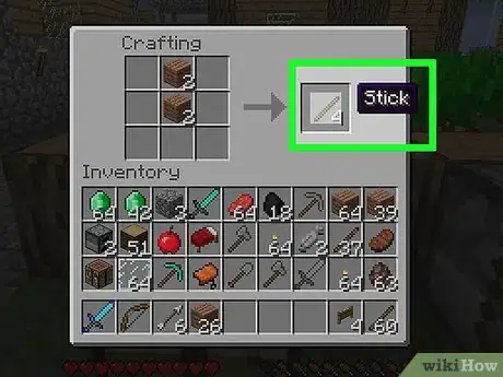 Image titled Craft a Fence in Minecraft Step 2