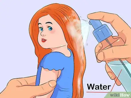 Image titled Wash an American Girl Doll's Hair Step 11