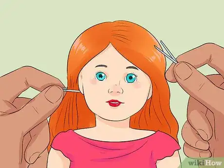 Image titled Wash an American Girl Doll's Hair Step 10