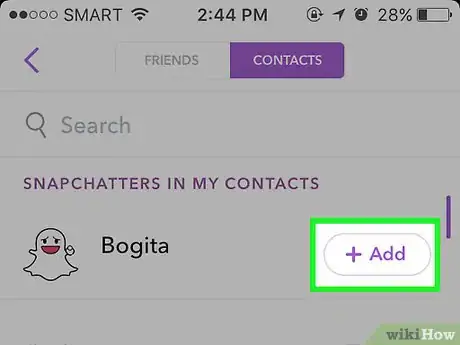 Image titled Find People on Snapchat Step 6