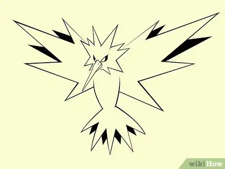 Image titled Draw the Three Legendary Birds Step 3
