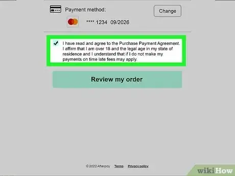 Image titled Use Afterpay Card Online Step 21
