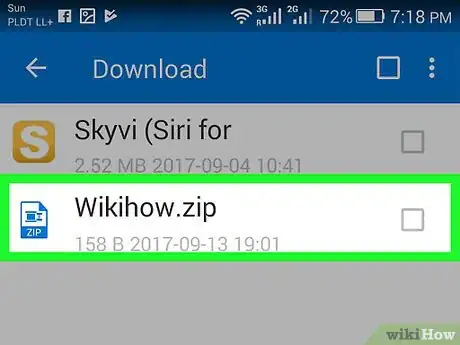 Image titled Open (Extract, Unpack) Zip, Rar and 7z Archives on Android Step 10