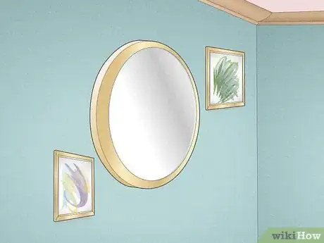Image titled Decorate Around a Round Mirror Step 1