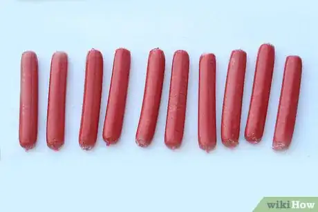 Image titled Calculate Pi by Throwing Frozen Hot Dogs Step 1